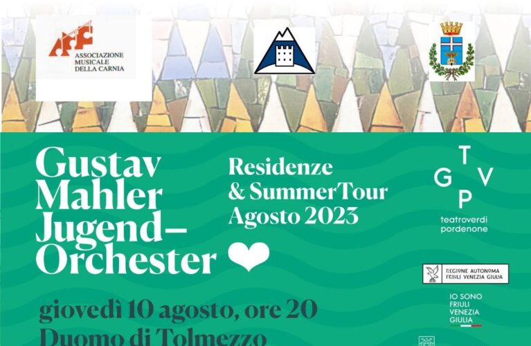 Gustav Mahler Jugend Orchester – Giovedì 10 Agosto ore 20 Duomo di Tolmezzo